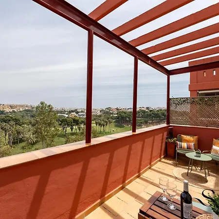 Appartement Amazing Sea And Golf Course View 2br, Parking Pool Benalmádena